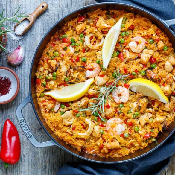 Einfache Paella Mit H Hnchen Meeresfr Chten Emmikochteinfach