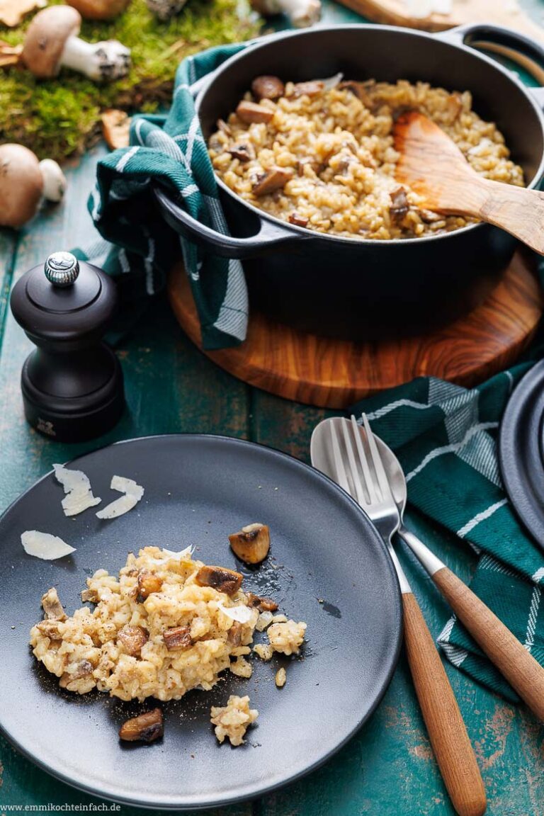 Pilzrisotto Einfach Gemacht Emmikochteinfach