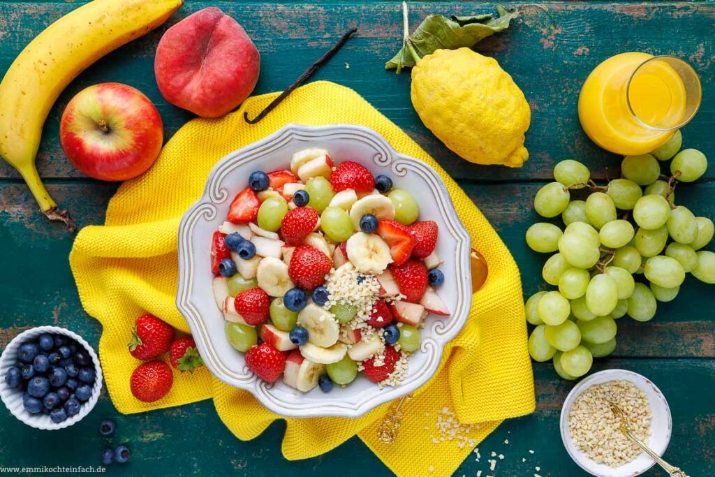 Obstsalat Frisch Einfach Und Schnell Emmikochteinfach