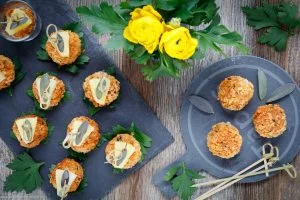 Curry Hähnchen Bällchen - schnelles Fingerfood - www.emmikochteinfach.de