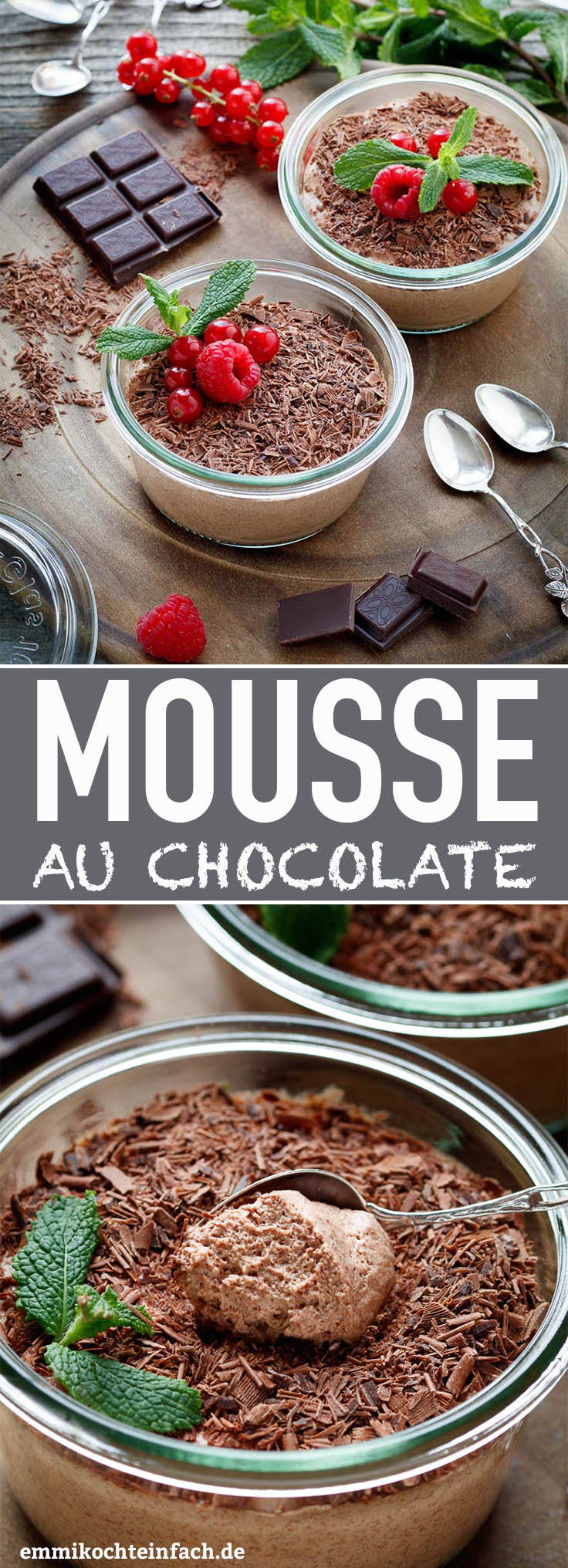 Mousse au Chocolat ganz einfach gemacht - emmikochteinfach