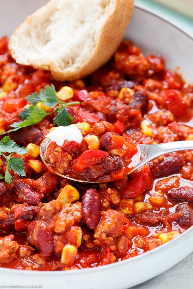 Schnelles Chili con Carne - ideal für Familien - emmikochteinfach