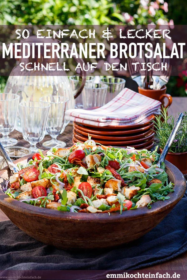 Mediterraner Brotsalat - www.emmikochteinfach.de