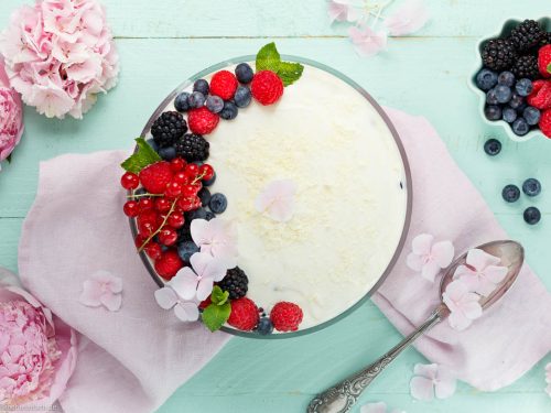 Beeren Schichtdessert Mit Quark Und Frischkase Emmikochteinfach