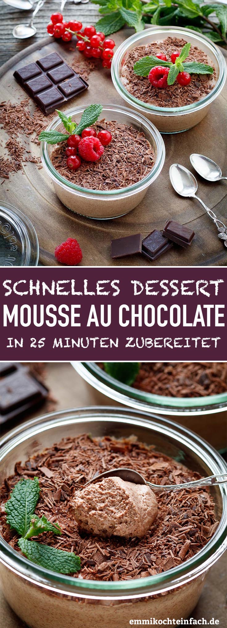 Mousse Au Chocolat Ganz Einfach Gemacht Emmikochteinfach