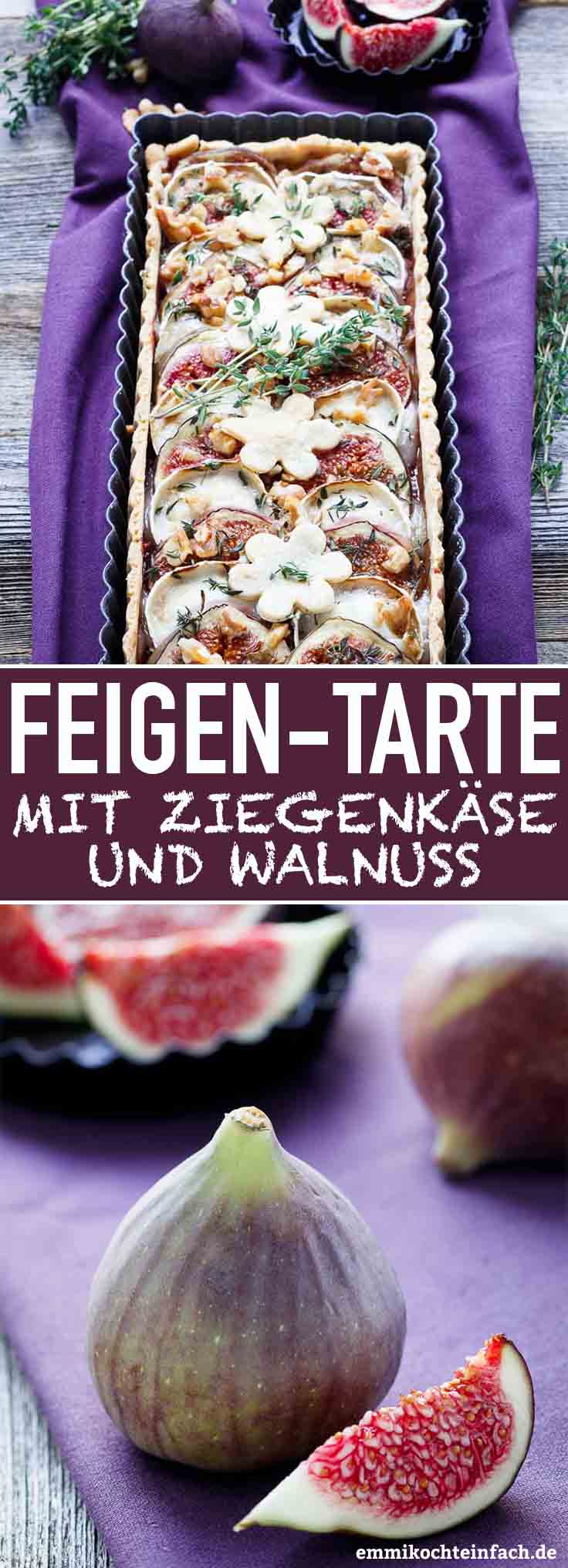 Feigentarte Mit Ziegenkase Walnuss Und Thymian Emmikochteinfach