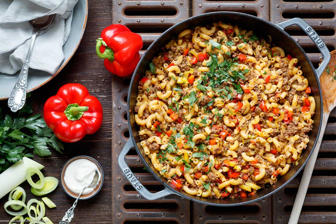 was koche ich heute mit hackfleisch hackfleisch gemüse pfanne von