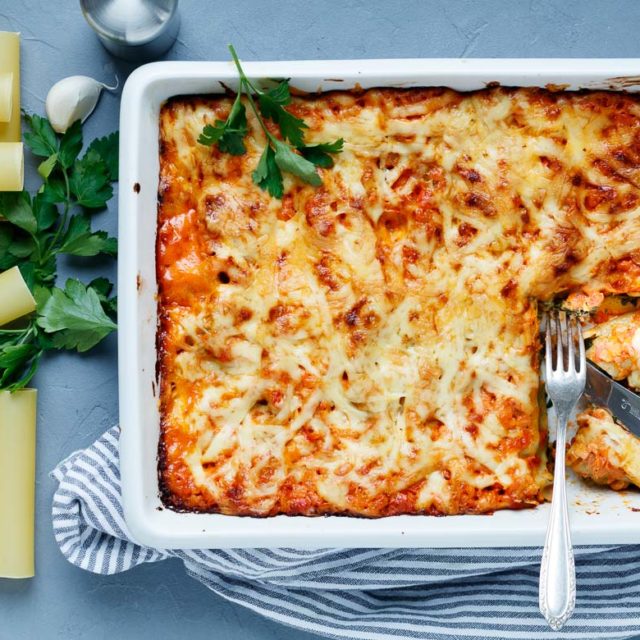 Cannelloni mit Kräuterfrischkäse-Spinat Füllung - emmikochteinfach