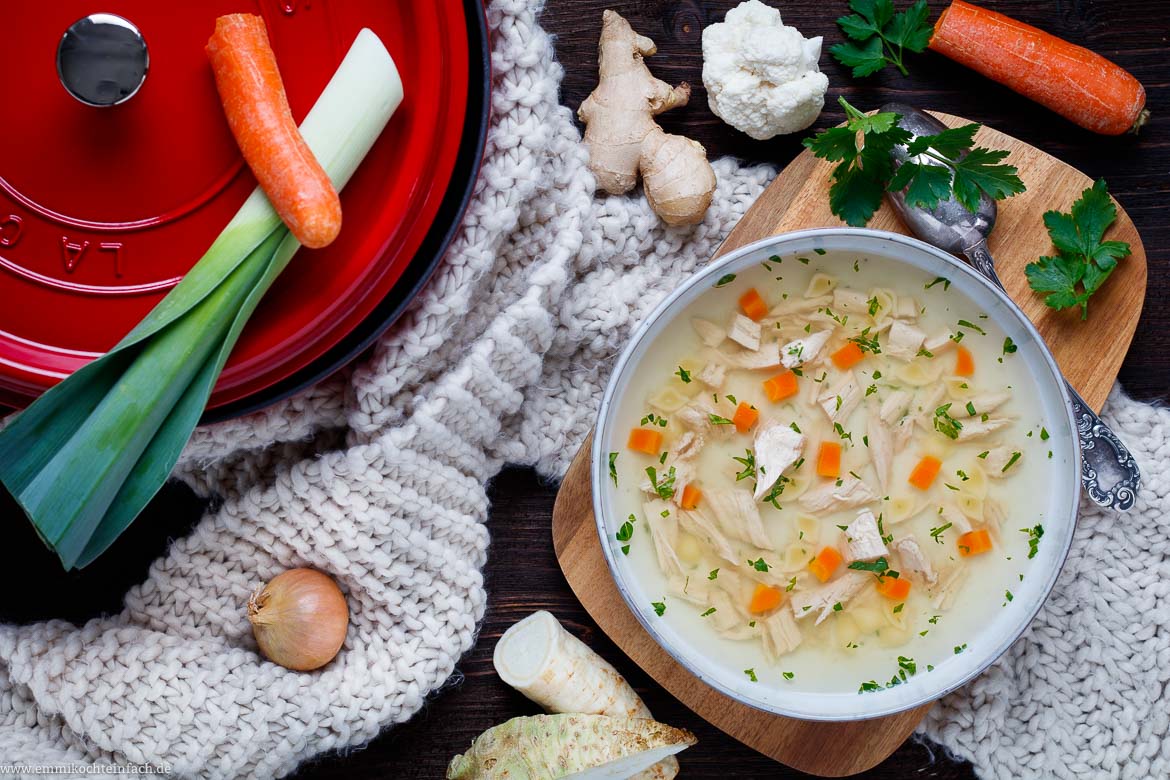 Emmis Klassische Huhnersuppe Ganz Einfach Emmikochteinfach