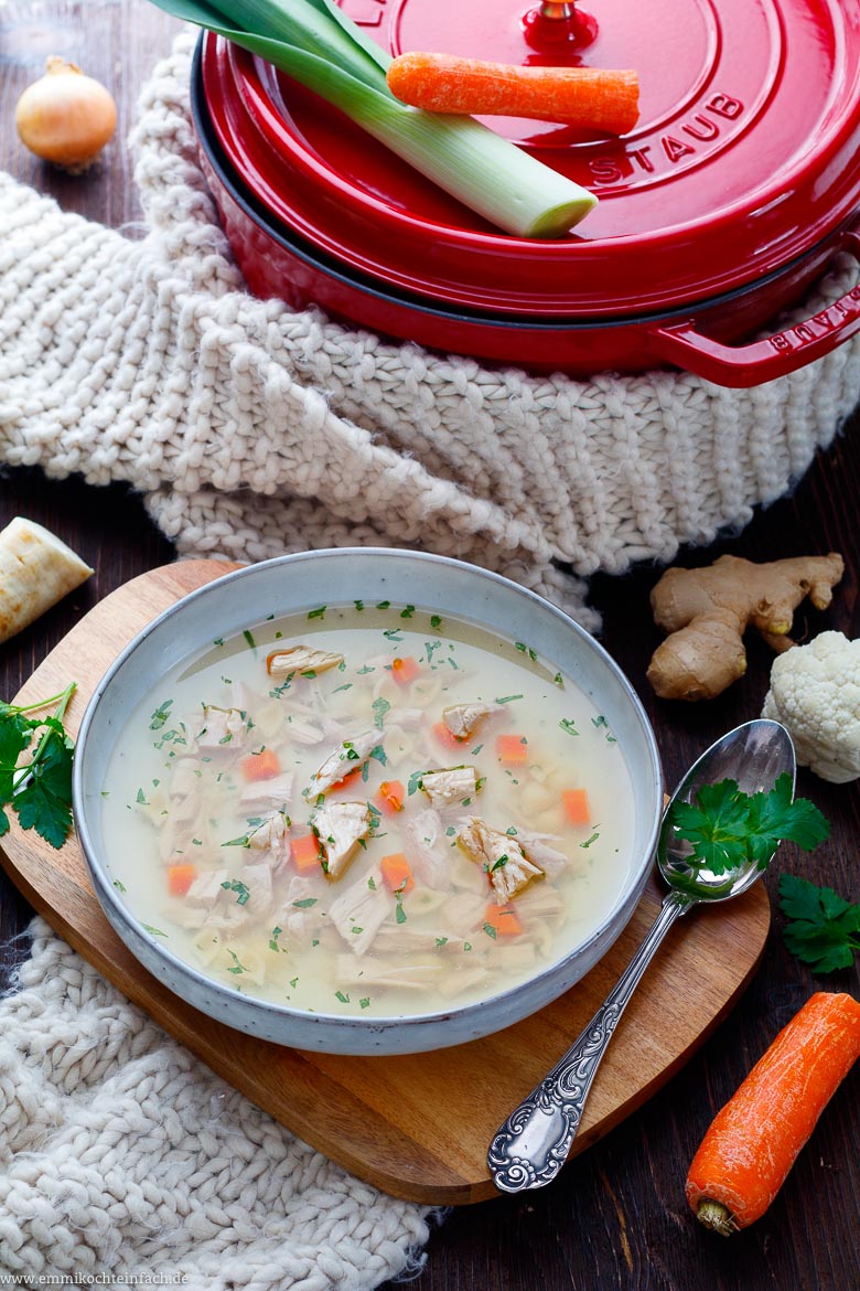 Emmis Klassische Huhnersuppe Ganz Einfach Emmikochteinfach