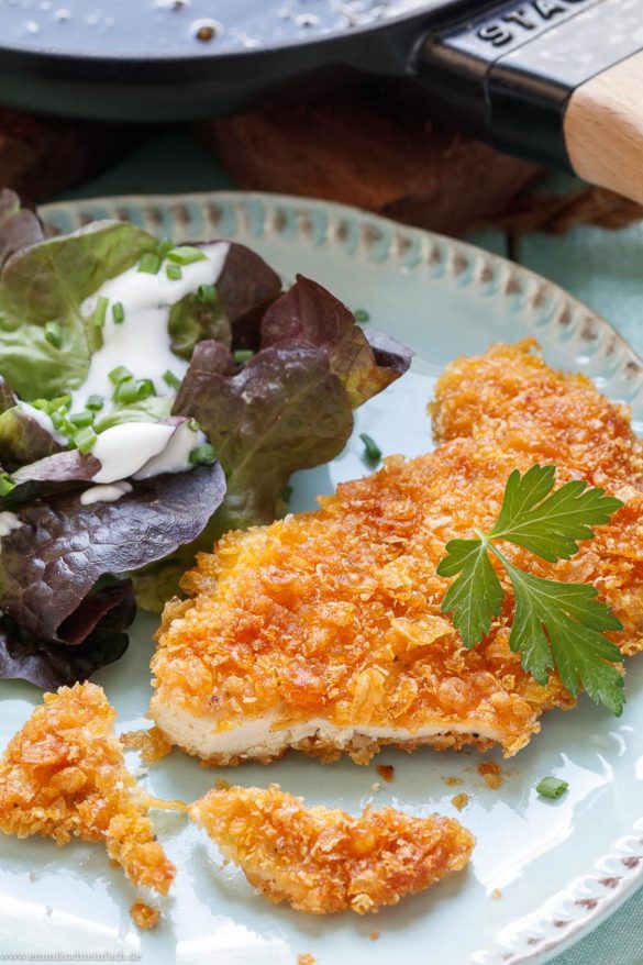 Knusprige Hähnchenschnitzel ganz einfach gemacht emmikochteinfach
