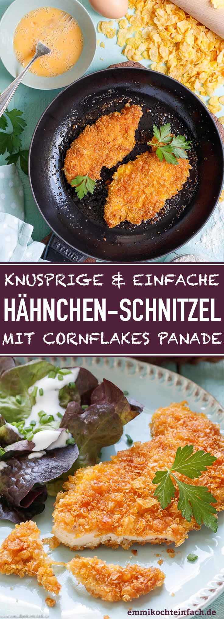 Knusprige Hahnchenschnitzel Ganz Einfach Gemacht Emmikochteinfach