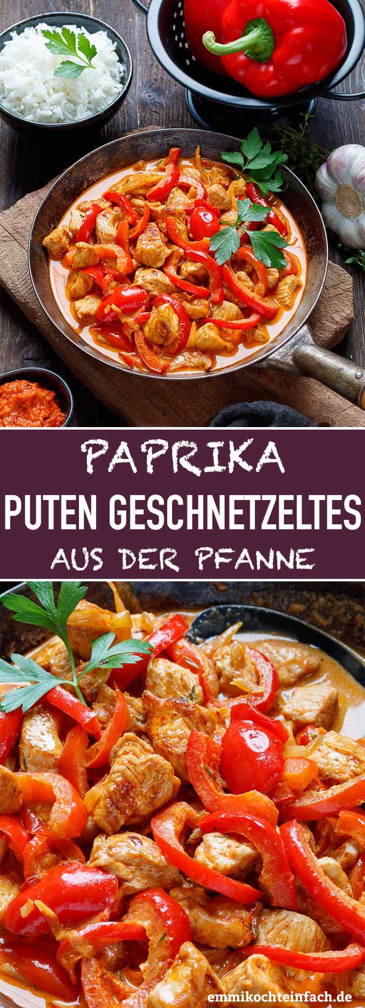 Paprika Putengeschnetzeltes Aus Der Pfanne Emmikochteinfach