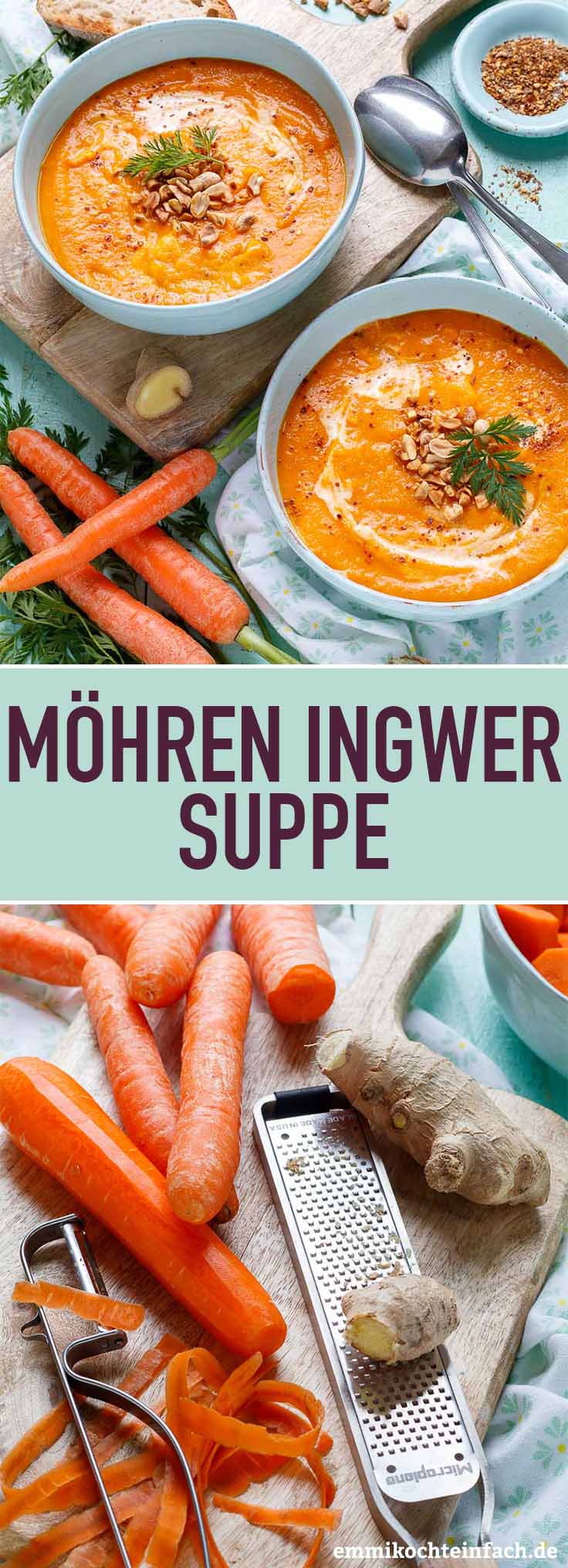 Mohren Ingwer Suppe Ganz Einfach Emmikochteinfach