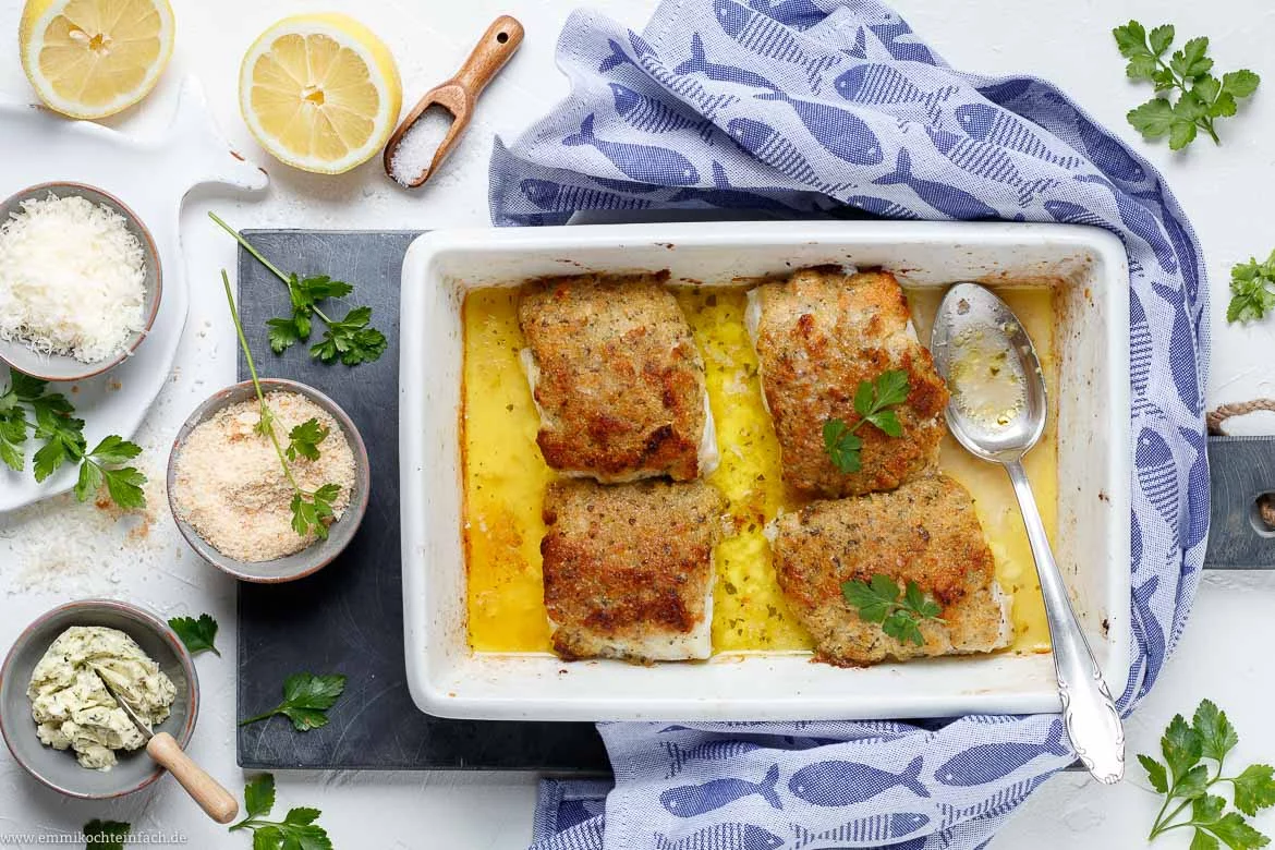 Schlemmerfilet a la Bordelaise - ein Ofen Fischfilet - www.emmikochteinfach.de