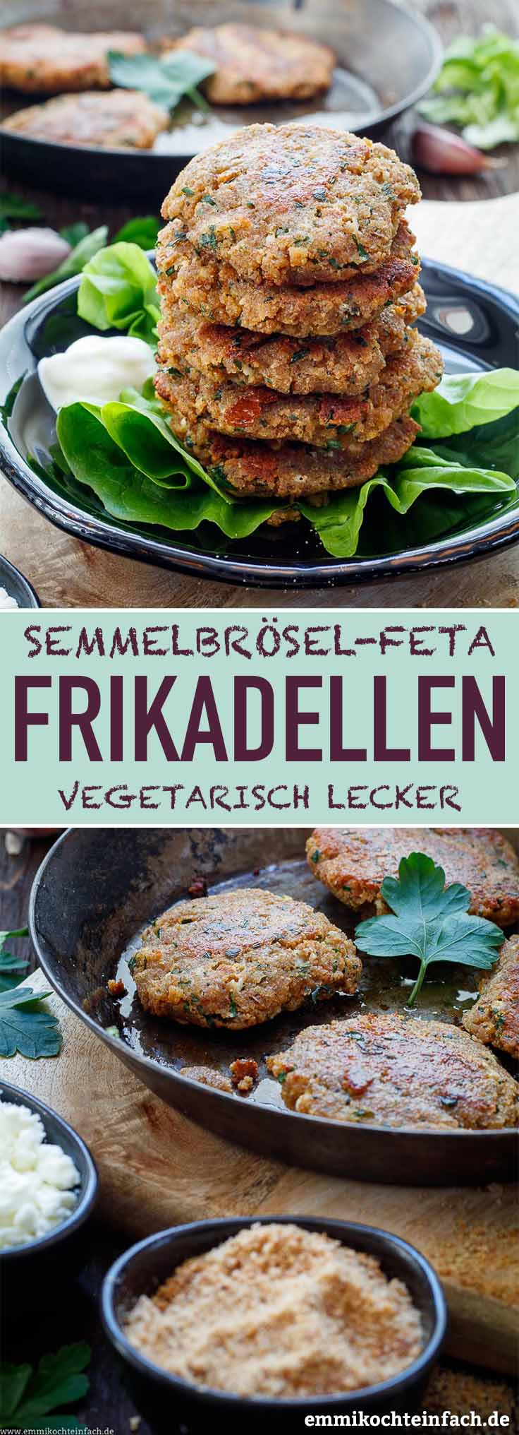Semmelbrösel Frikadellen mit Feta emmikochteinfach