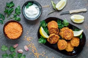 Vegetarische Linsenbratlinge - www.emmikochteinfach.de