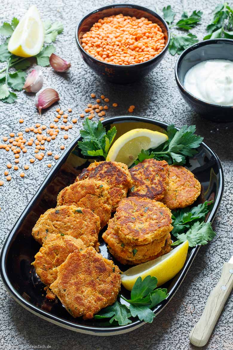 Rote Linsen Bratlinge: Rezept für Pflanzerl ohne Fleisch - aus roten Linsen, Bayern 1, Radio