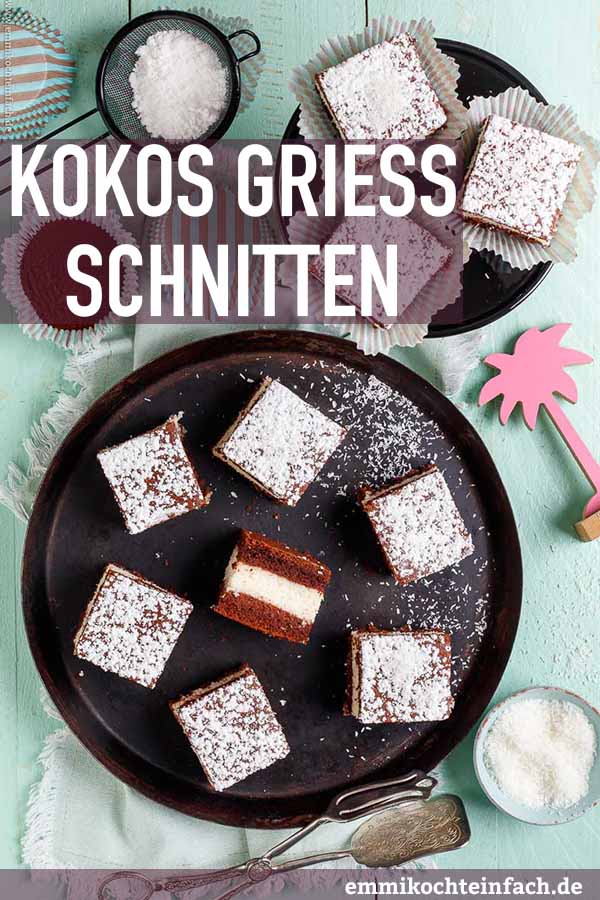 Kokos Grieß Schnitten - Rezepte Suchen