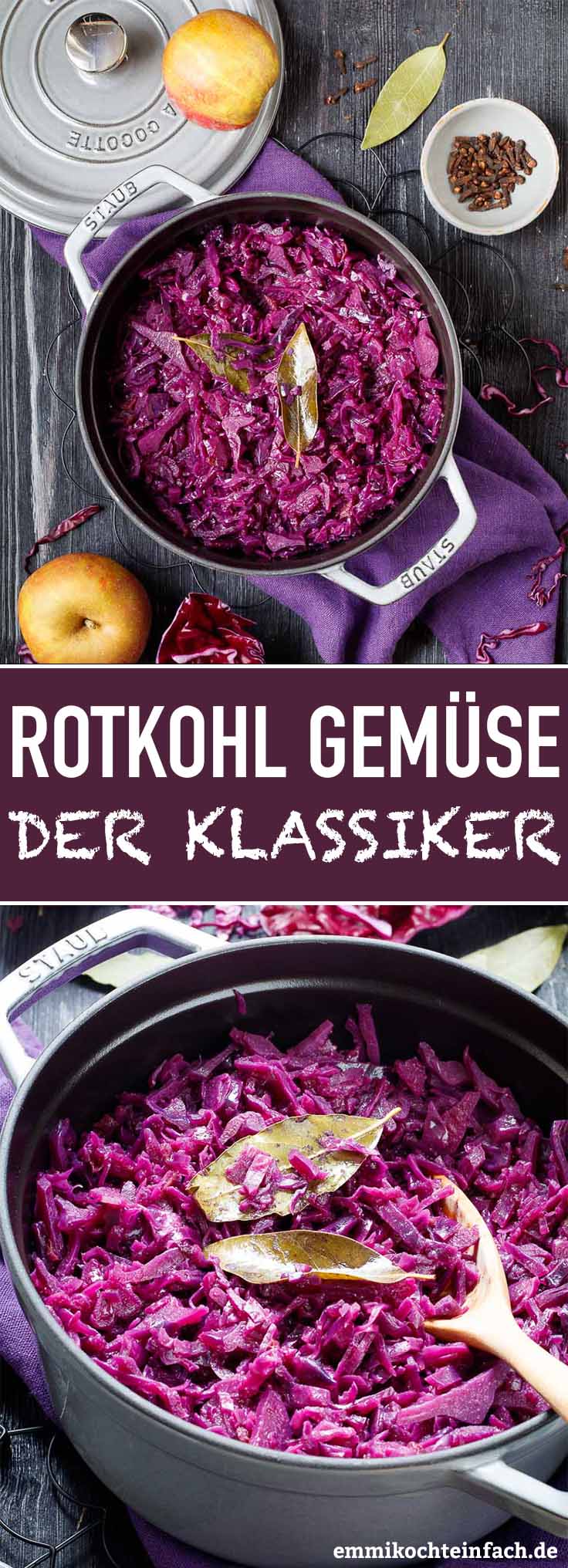 Klassischer Rotkohl ganz einfach - emmikochteinfach