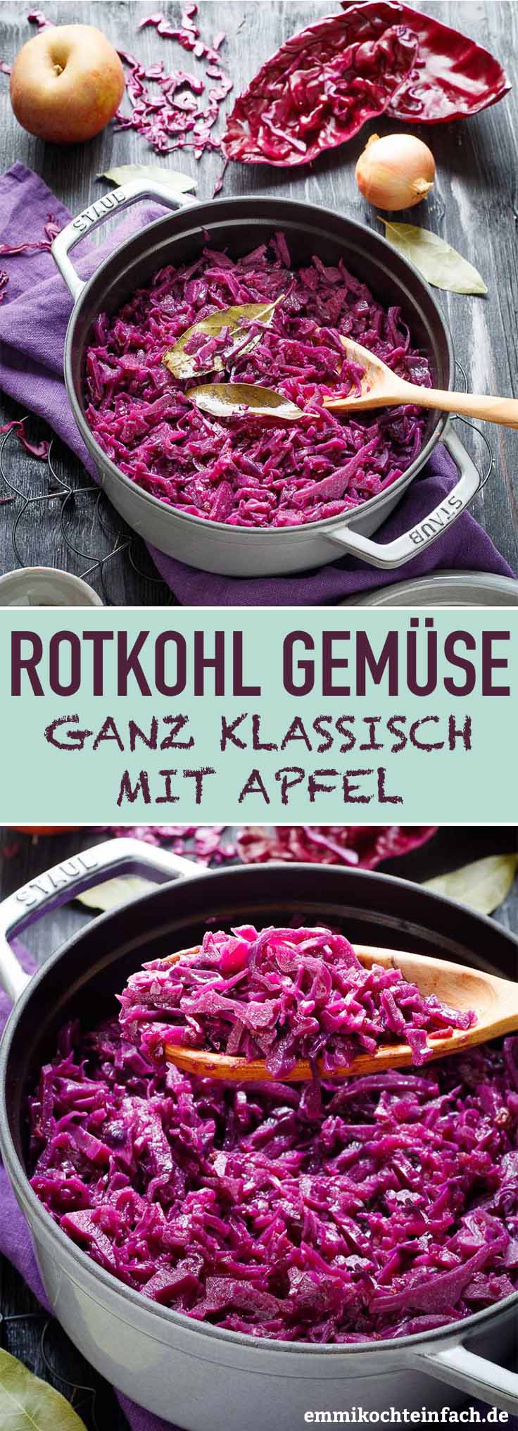 Klassischer Rotkohl Ganz Einfach Emmikochteinfach