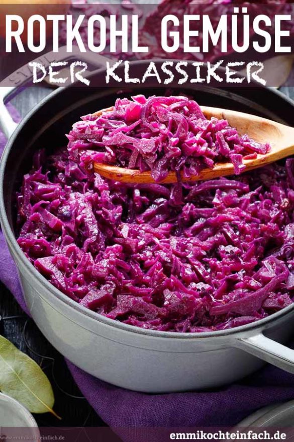 Klassischer Rotkohl ganz einfach emmikochteinfach