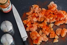 Einfache Paella mit Hähnchen und Meeresfrüchten - www.emmikochteinfach.de