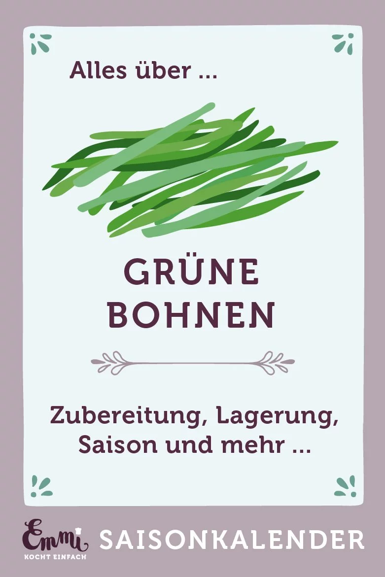 Alles über Grüne Bohnen - www.emmikochteinfach.de
