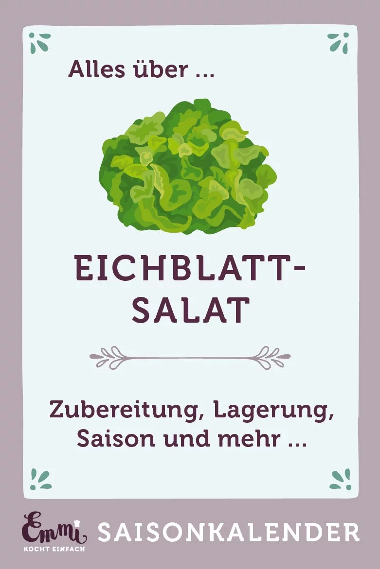 Alles über Eichblattsalat - www.emmikochteinfach.de