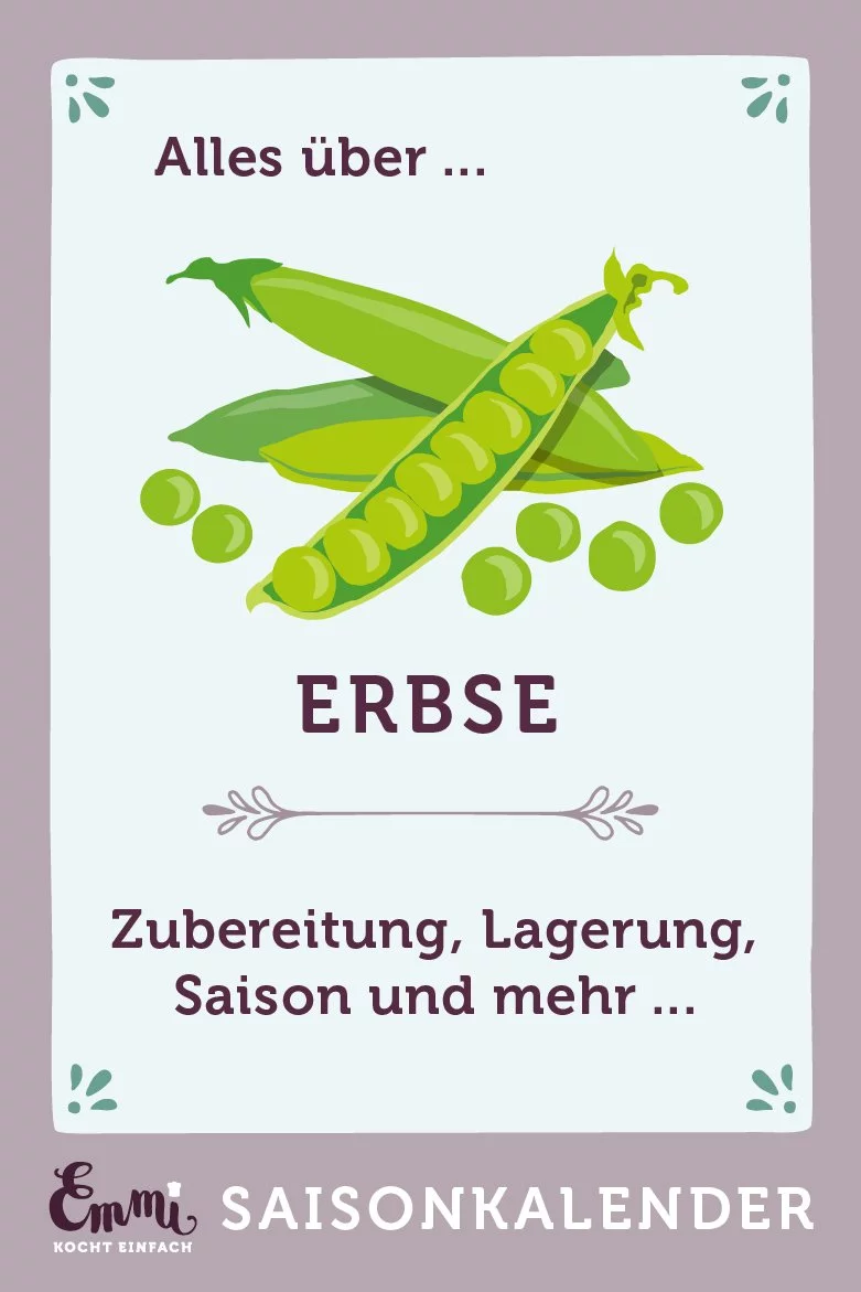 Alles über Erbsen - www.emmikochteinfach.de