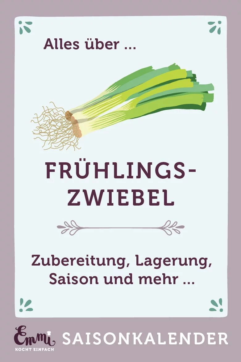 Alles über Frühlingszwiebel - www.emmikochteinfach.de
