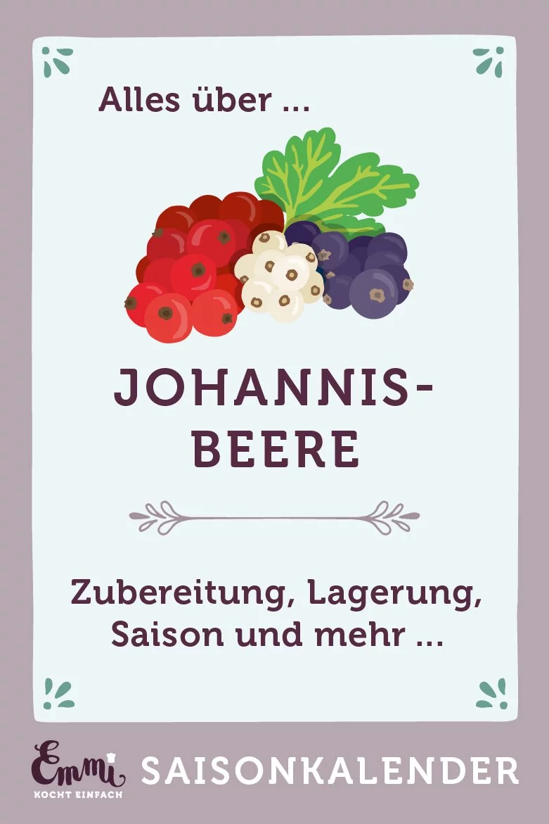 Alles über Johannisbeeren - www.emmikochteinfach.de