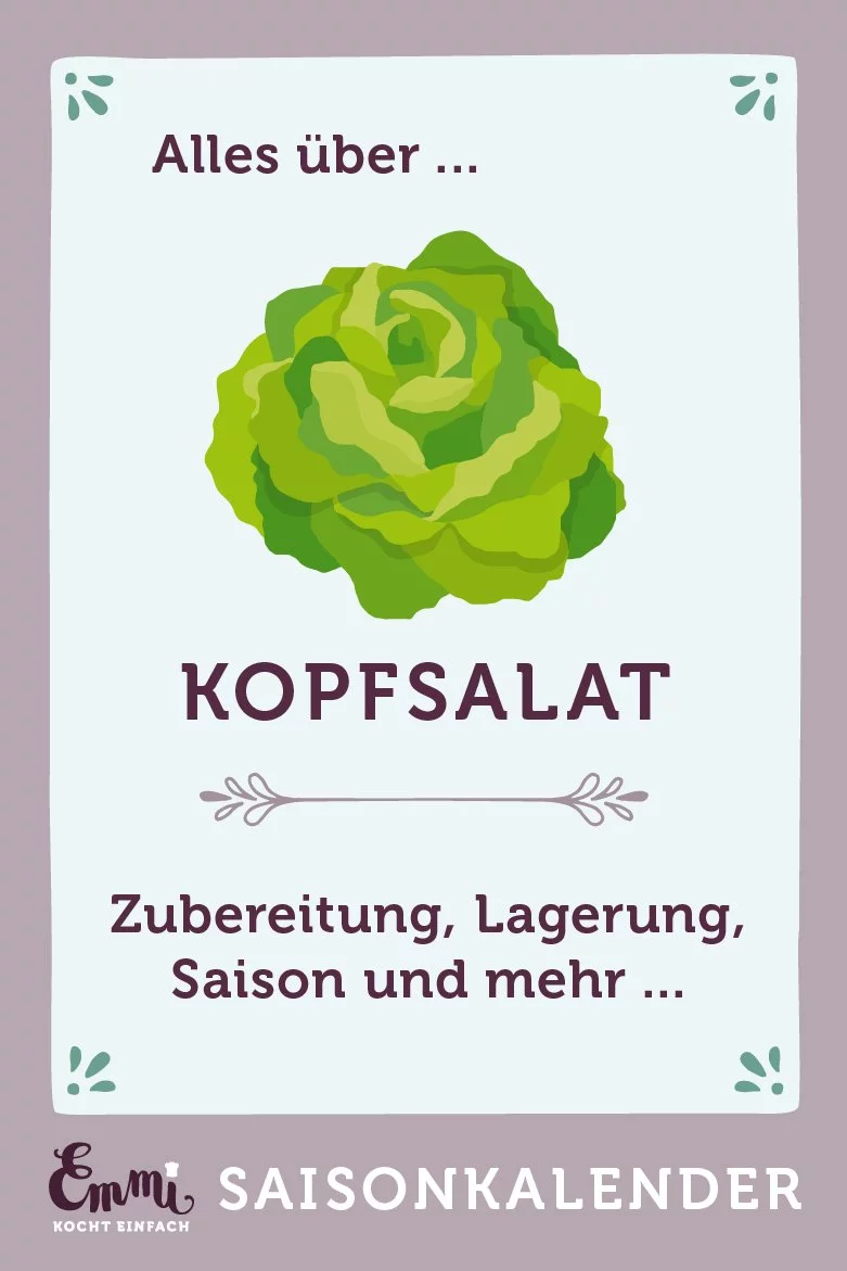 Alles über Kopfsalat - www.emmikochteinfach.de