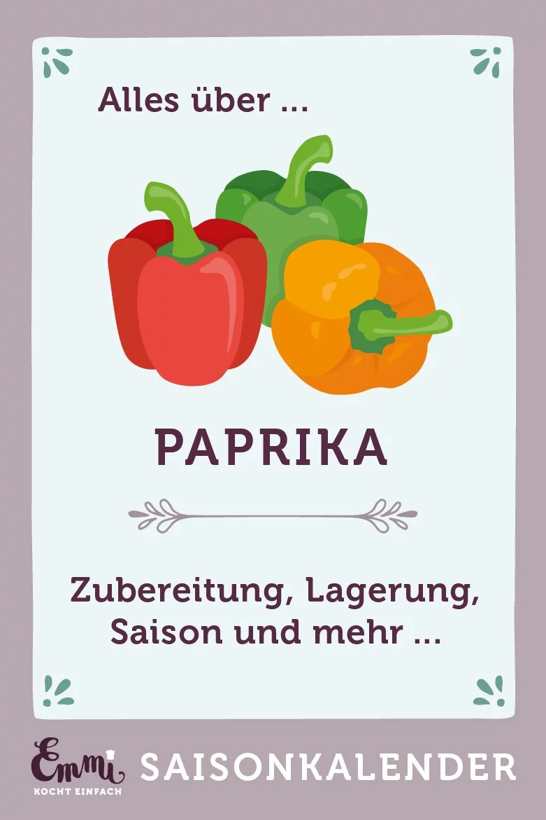 Alles über Paprika - www.emmikochteinfach.de
