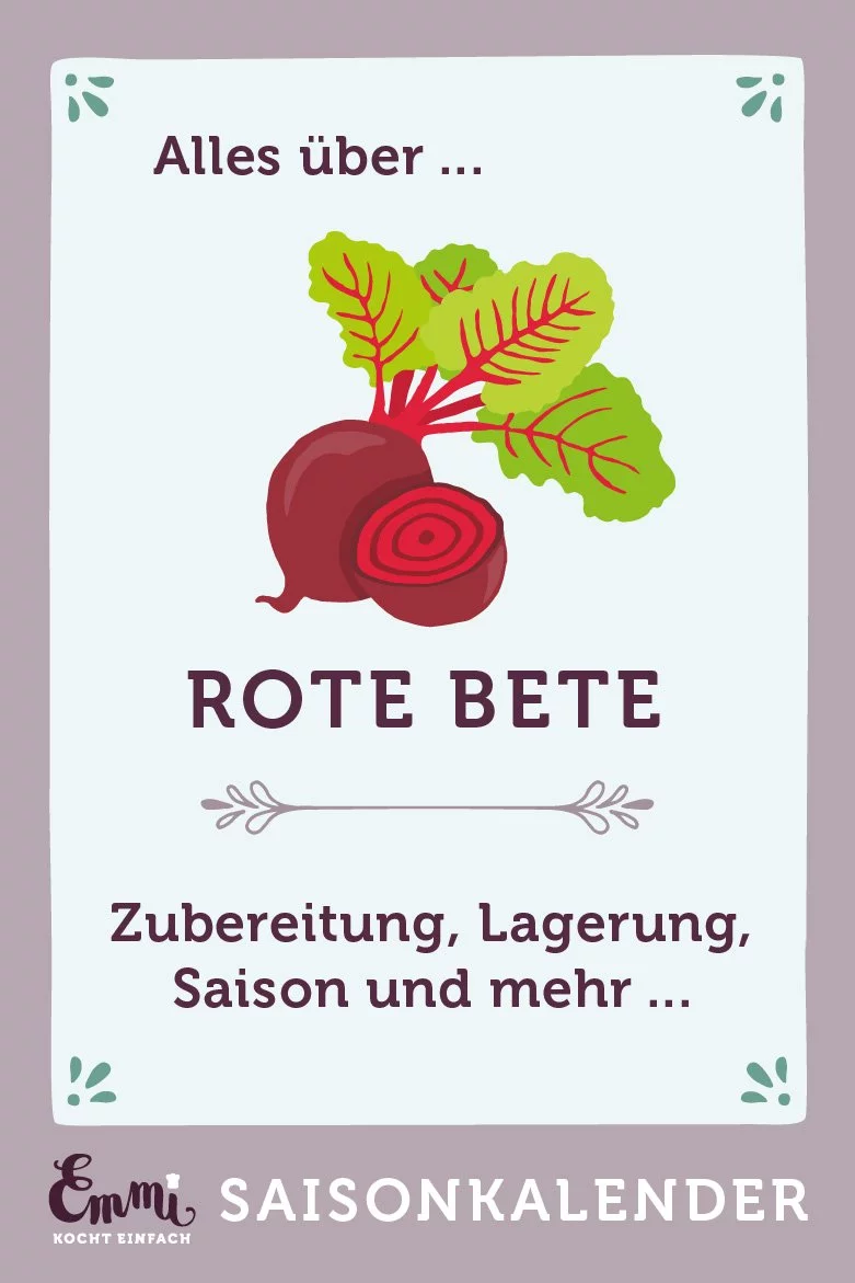 Alles über Rote Bete - www.emmikochteinfach.de
