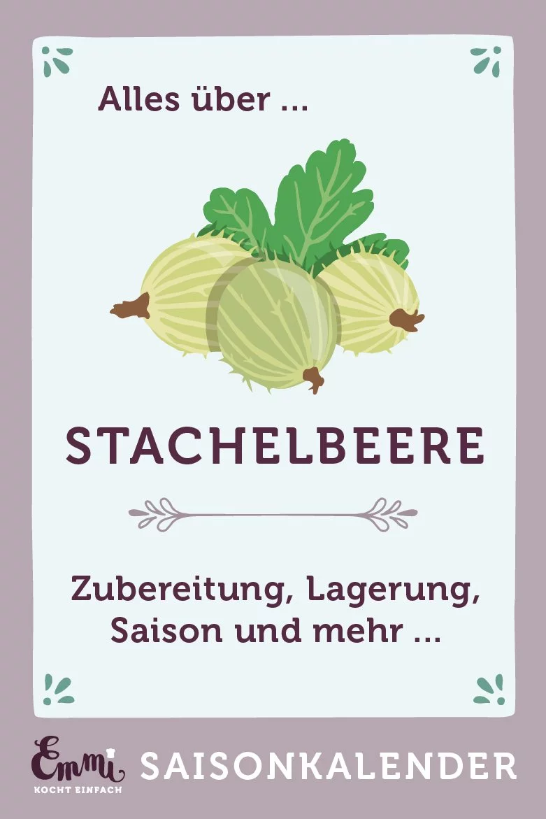 Alles über Stachelbeeren - www.emmikochteinfach.de