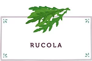 Rucola Kachel - www.emmikochteinfach.de