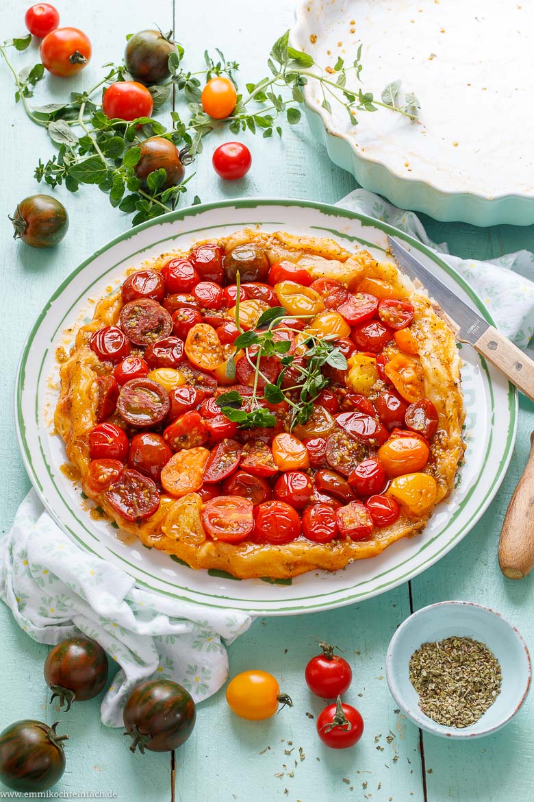 Tomaten Tarte Tatin - www.emmikochteinfach.de