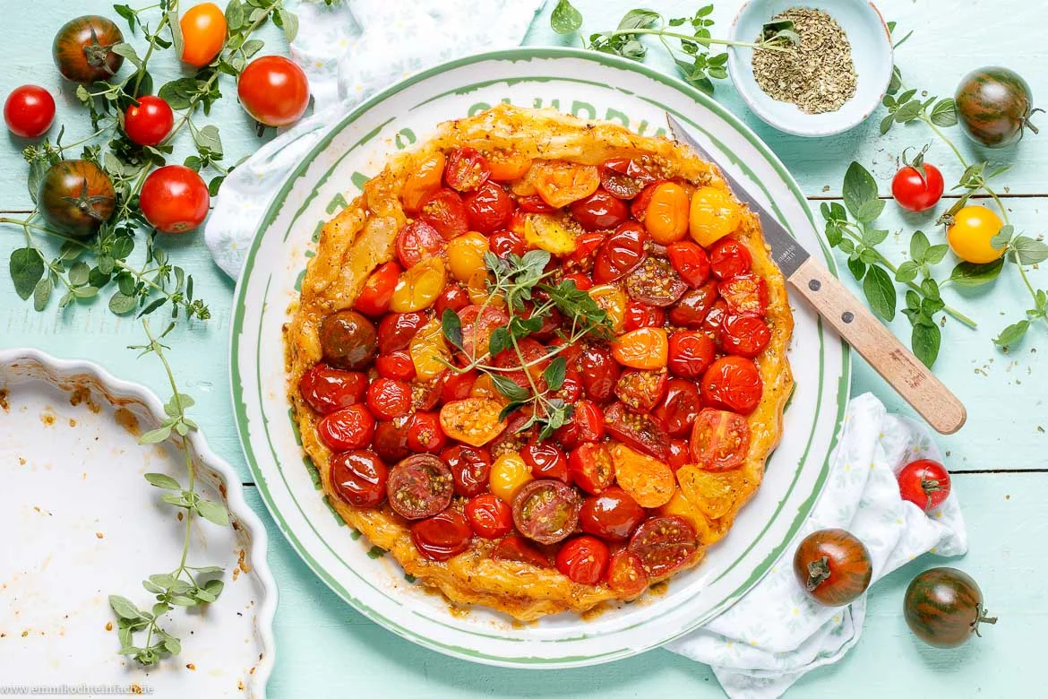 Tomaten Tarte Tatin - www.emmikochteinfach.de
