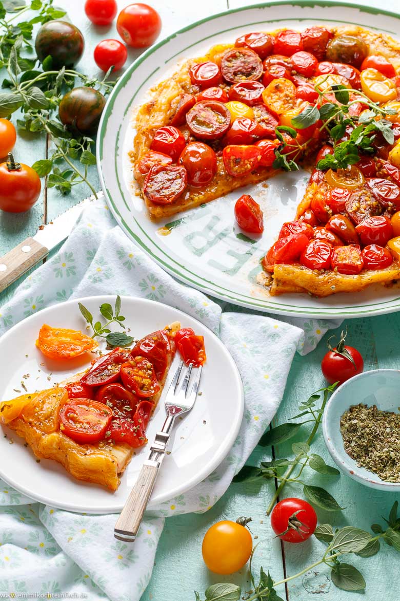 Tomaten Tarte Tatin - www.emmikochteinfach.de
