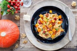 Pasta mit Kürbis - www.emmikochteinfach