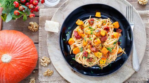 Pasta mit Kürbis - www.emmikochteinfach