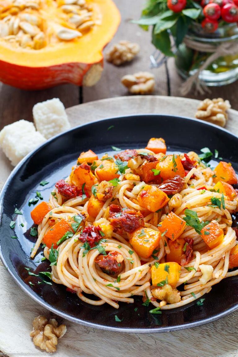 Kurbis Mit Pasta