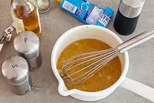 Kartoffelsalat Dressing zubereiten