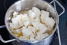 Quarkbällchen - Fett im Topf