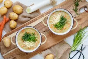Kartoffel Lauch Suppe - www.emmikochteinfach.de