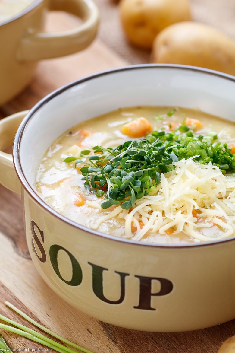 Kartoffel Lauch Suppe - www.emmikochteinfach.de