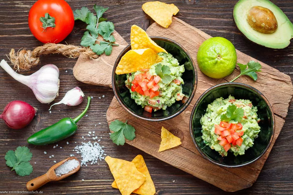 Guacamole Rezept – mexikanisches Original-Avocado-Dip