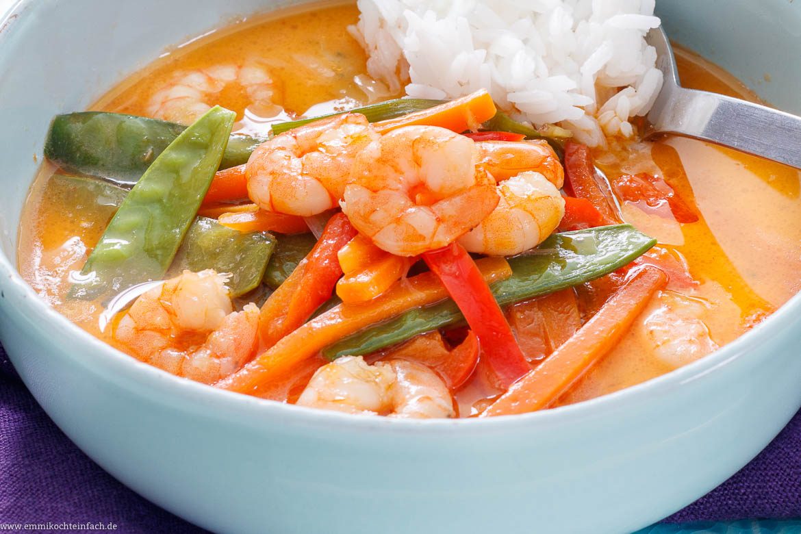 Rotes Thai Curry Rezept ganz einfach - emmikochteinfach