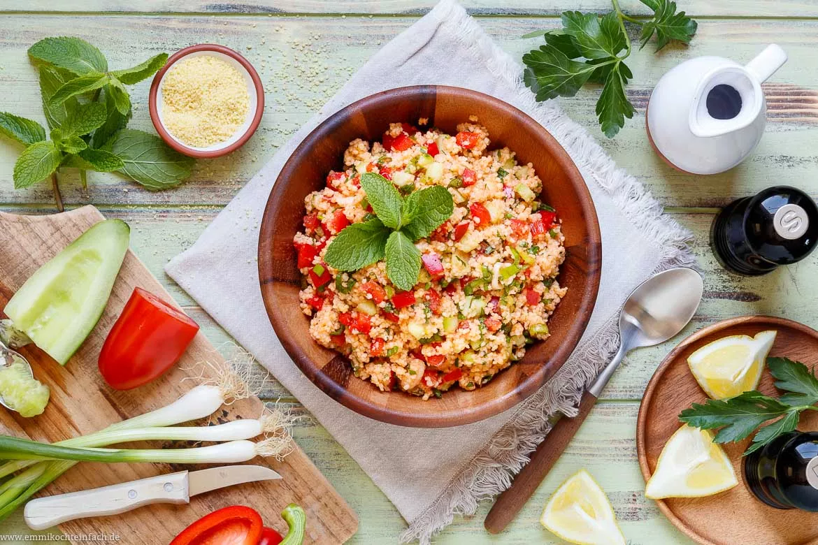 Couscous Salat Rezept einfach und schnell